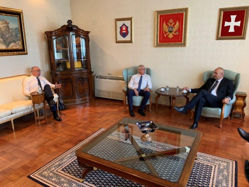 Delegacija Komore na prijemu kod gradona�elnika Cetinja